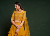 Absolute Looking Lehenga Choli in Yellow Colour